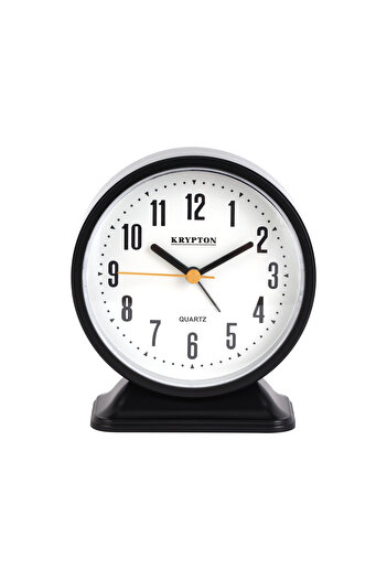 KRYPTON Super Loud Alarm For Heavy Sleepers, Silent Sweep Movement, Compact Size, Battery Operated