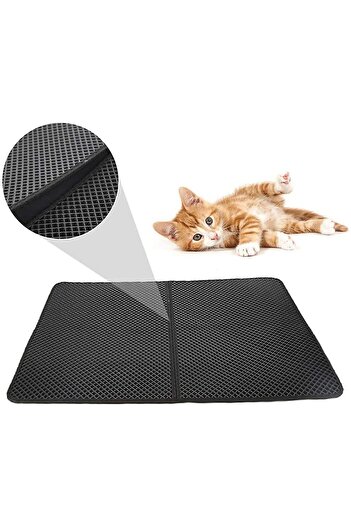 Sofia Concept Covoras Sofia CONCEPT® pentru litiera pisicilor, 60×45 cm, Pliabil, Impermeabil, Antiderapant