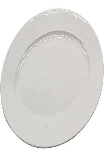 QUALITIER Fine Plus Oval Plate 24 cm – White