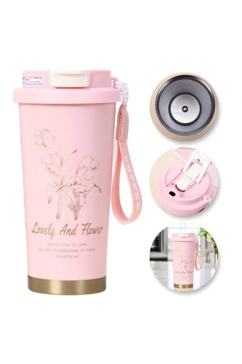 Manolex Multifunctional Thermos Pink – Modern Design, Durable Materials, Maximum Portability, 500ml