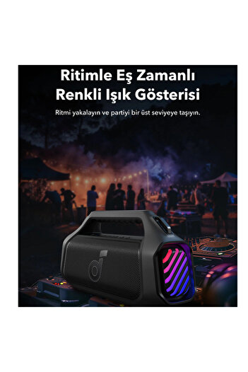 Anker Soundcore Boom 2 Plus Bluetooth Hoparlör - Siyah - A3134
