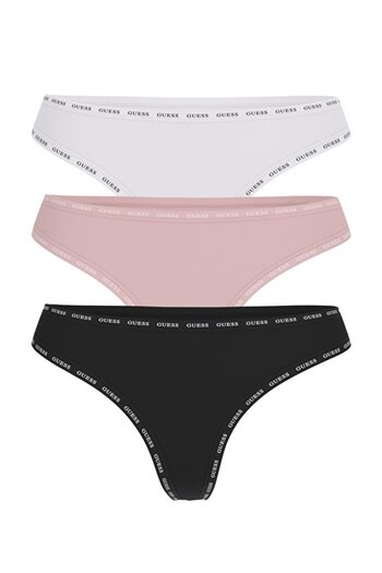 Guess Basic Thong Femei Slip Pachet de 3 chiloți