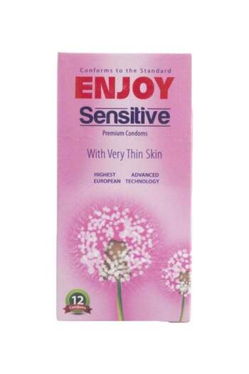 Enjoy Sensitive Premium Condoms 12-Piece Pack