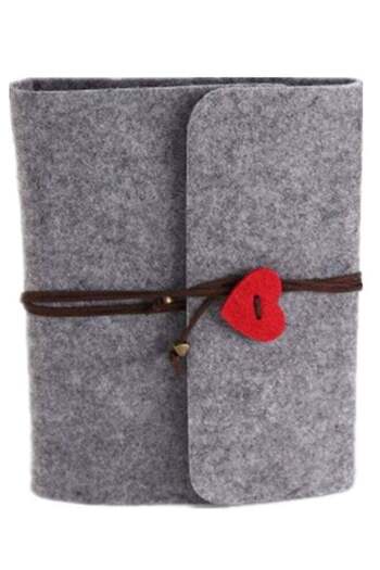 Generic DIY Scrapbook Wedding Photo Album Grey/Brown/Red