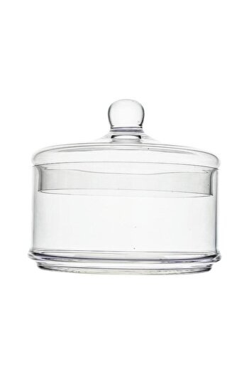 Generic PARFAIT Elegant and Sturdy Glass Candy Jar with Lid Clear 16.5 x 18cm Y115-003-1L