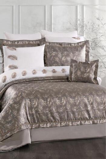 Çeyiz Diyarı Savana 10 Piece Dowry Set Chestnut