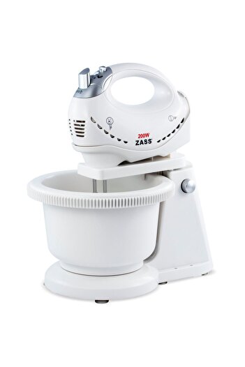 Zass ZHM 05BB bowl mixer, 200W, 5 speeds, Turbo function, chopper, rotating bowl
