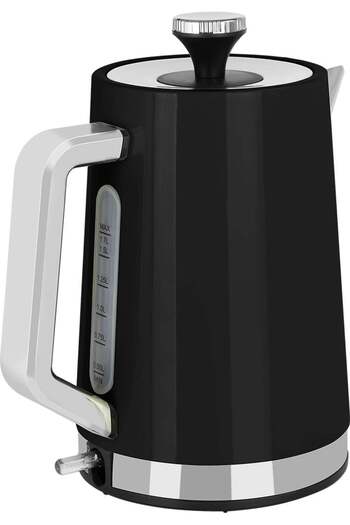ECG Electric kettle ECG RK 1766 Vintage Nero, 2200 W, 1.7 liters, stainless steel, black