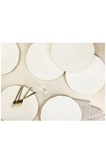 Porland Varia Gold Gilded Cake Plate 6 Pieces 21 cm