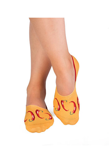 Pirin Hill Invisible Summer Chilli Pepper Insole Socks