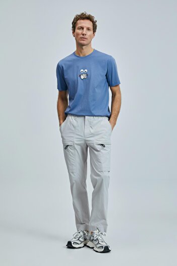 Lufian Zany Men's Dark Lilac T-Shirt (111020255)