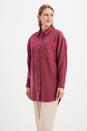 ALLDAY Large Pocket Shirt with Cherry-Fisto Detail