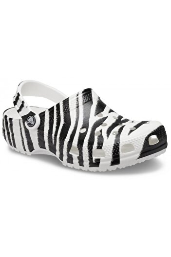 Crocs Clogs classic animal print clog - white/zebra print