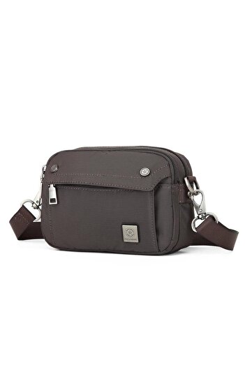 SMART BAGS Waterproof Adjustable Strap Crossbody Bag Bc 8708 - Dark Brown