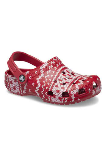 Crocs Saboti classic holiday sweater clog kids - multi