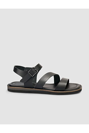 Cabani 100% Genuine Leather Black Women's Sandals