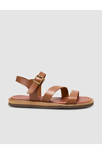 Cabani 100% Genuine Leather Tan Women's Sandals
