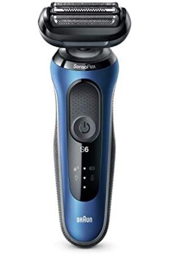 Braun 60-B1000S Series 6 Wet And Dry Shaver With Travel Case, Blue