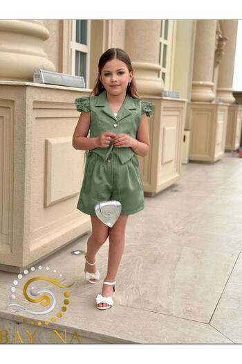 Amur Girl's Suit Shorts and Vest