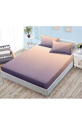 OEM Bed cover with elastic and 2 pillowcases, finet fabric, 2-person bed, 180x200cm