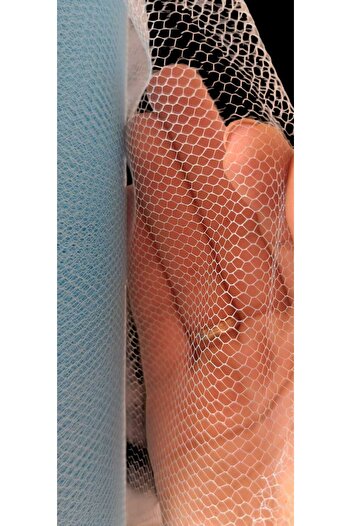 hobidaşım Tul pentru decorare Blue Bundle 075x400 Cm – Promisiune, logodnă, mireasă, ușă, ziua de naștere, tul pentru decorare pentru mireasă și petrecere