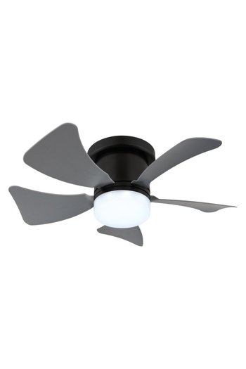 GLOBO LED ceiling light with fan, 10W, warm/neutral/cold light 3000-6500K, IP20, black, Globo, Globo