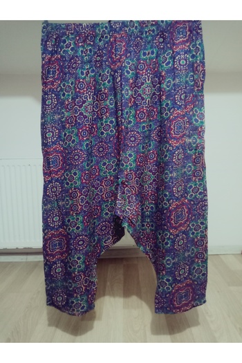 hoaryage Viscose Press Fabric Floral Patterned Shalwar with Pockets 100% Cotton 38 Size up to 100 kg