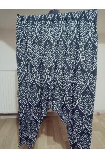 hoaryage Viscose Press Fabric Floral Patterned Shalwar with Pockets 100% Cotton 38 Size up to 100 kg