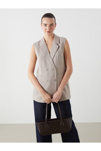 LC Waikiki Jacket Collar Women's Classic Vest