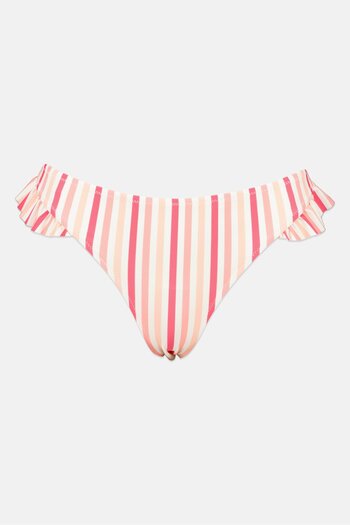 Scotch & Soda Women Stripe Bikini Bottom, Multicolor