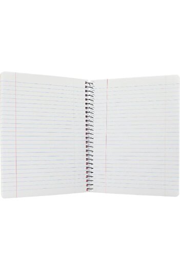 Roco Neon Purple Single Ruled Notebook A5 - 100 Sheets (Arabic)