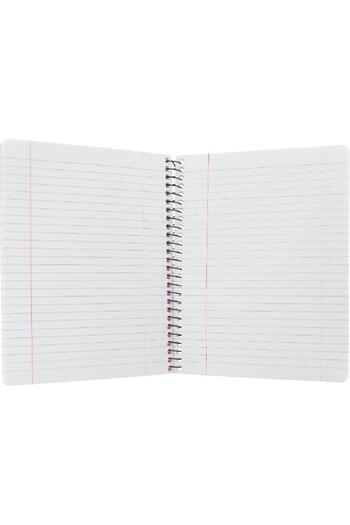 Roco Neon Black Lined Notebook A5 - 100 Sheets