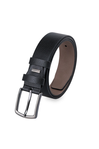 Hatemoğlu Black Men's Leather Sports Belt