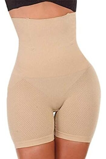 Glamroot Women's Shapewear Body Shaper Tummy Tucker Hi-Waist Thigh Slimmer Shorts Panties, 3XL