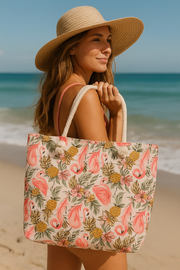 NİSAN LINGERIE Women's Beach Bag Patterned Beach Bag