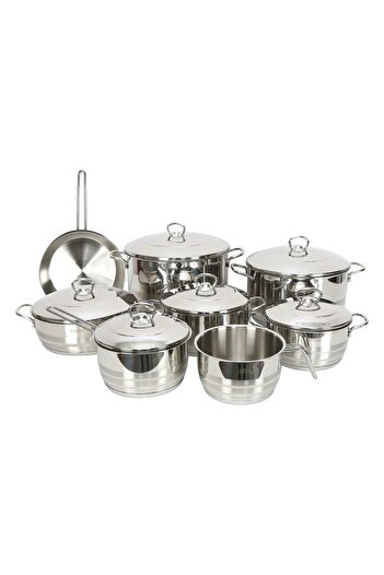 Vivaldi Stainless Steel Cookware Set 14pcs 0725 Made In Turkey