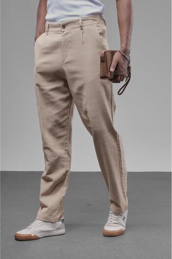 king brich Pleated Baggy Fit Trousers