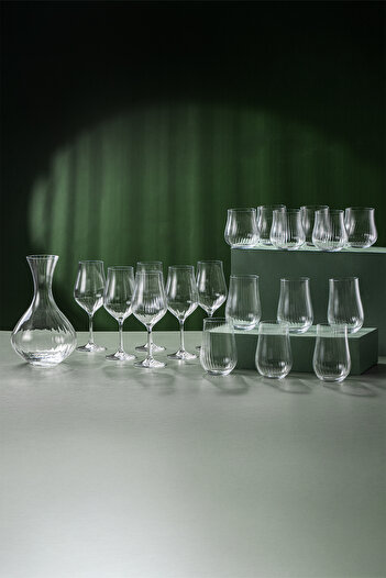 Emsan Vetro 19 Piece Glass Set