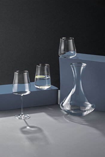 Emsan Brillante 19 Piece Glass Set Platinum