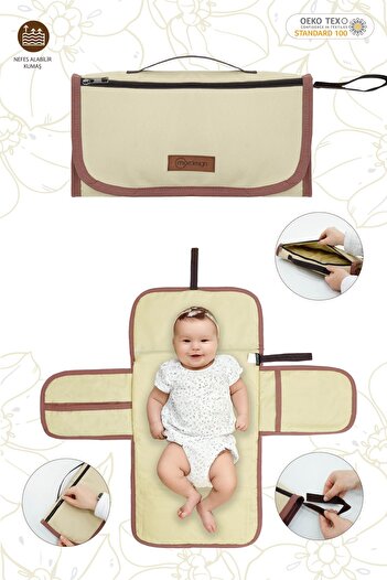 mordesign Portable Baby Changing Mat, Pocket Changing Pad, Waterproof, Comfy Series