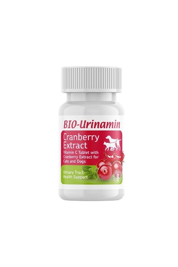 Bio PetActive Bio Pet Active Bio Urinamin Vitamin C with Cranberry for Cats and Dogs - 40 tablets - 12 g
