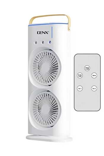 Denx Portable Double-Ended Spray Fan With Remote Control – Power by USB Type C ,280 ml Water Tank