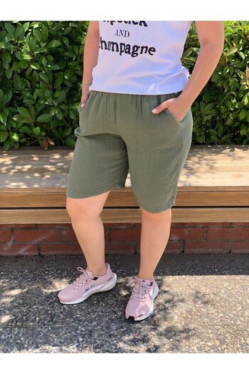 BAKTAGÖR Muslin Shorts (One Hundred Percent Cotton)