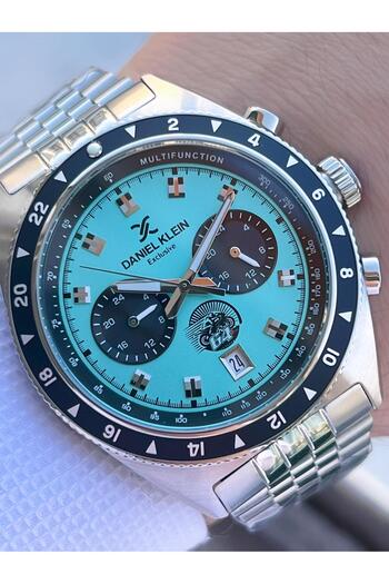 Daniel Klein Men's Wristwatch Fg.13994.6 with Inner Functions Active 30 Mt Water Resistant 2 Years Warranty