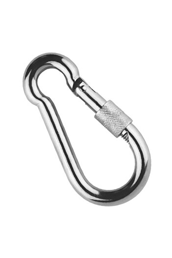 OEM ZINC PLATED CARABINER WITH 8MM / 10MM THREAD