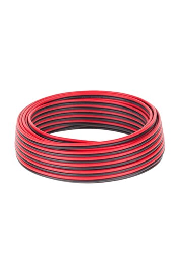 OEM SPEAKER CABLE CCA 2X0.75MM RED/BLACK 10M