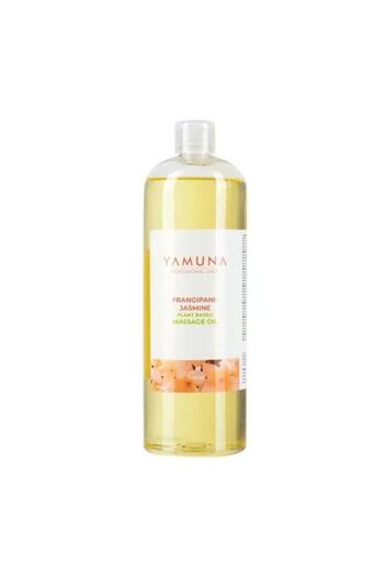 Yamuna Massage Oil with Jasmine and Frangipani Extract, 1000 ml