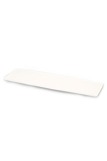 Raki RAKI rectangular melamine platter 19x64.5x1cm white