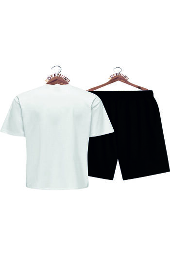 HOFFNUNG Full Shorts Eiffel Tower Oversize