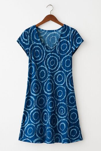 enmodaiçgiyim Women's Patterned Viscose Long Dress – One Size, S-M-L Compatible, 100% Cotton Viscose Fabric